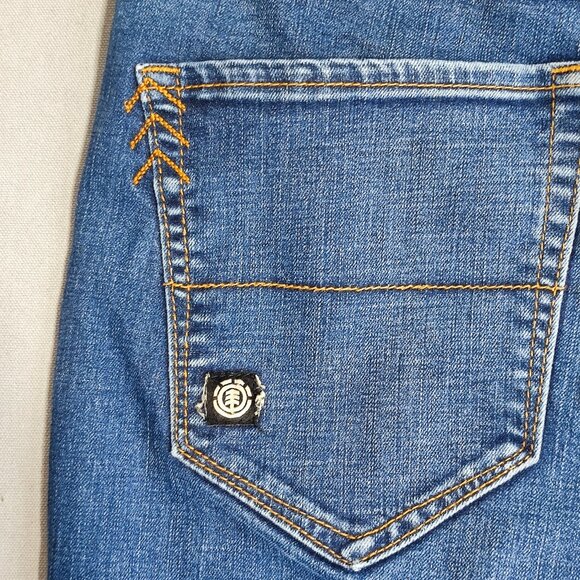 Element Owen jeans men's size 28 denim blue stretch tapered fit - Picture 10 of 15